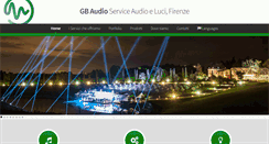 Desktop Screenshot of gbaudio.it